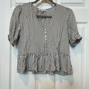 Madewell Womens top, navy size extra small